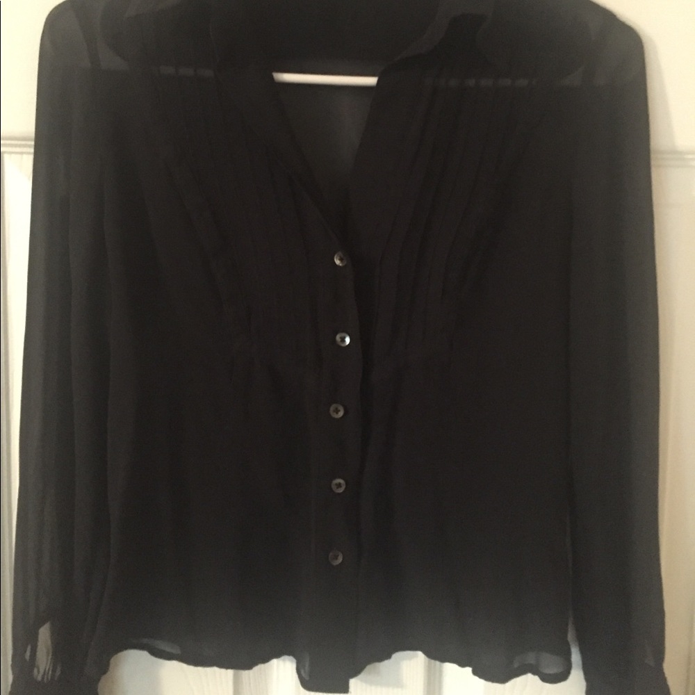 Sheer button up